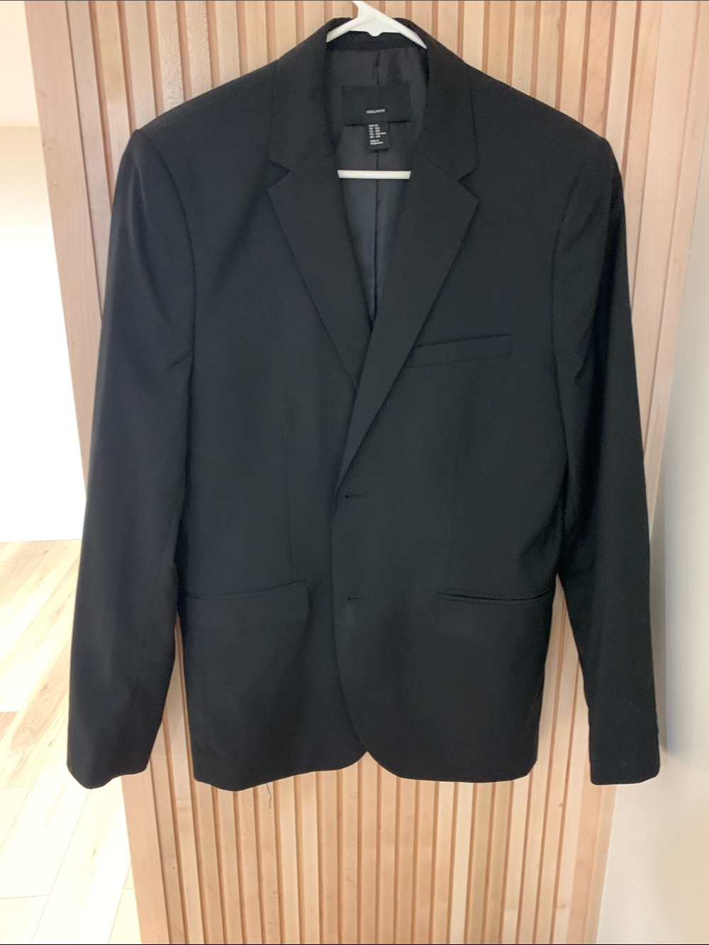 H&M Men's Black Single-Breasted Blazer